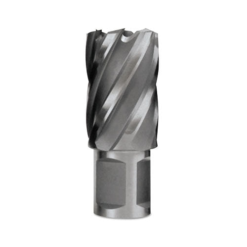 Evolution Cyclone HSS Premium Grade Annular Cutter, 7/8 in dia x 2 in Depth, 3/4 in Weldon Shank, Includes Pilot Pin (510-CC875L) Each