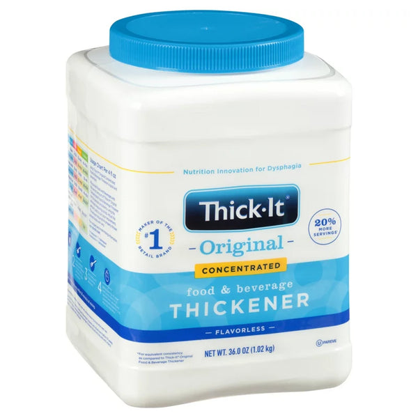 Thick-It® Original Concentrated Food and Beverage Thickener 10 oz. Canister Unflavored Powder IDDSI Level 0 Thin (811367_EA) 1/EA