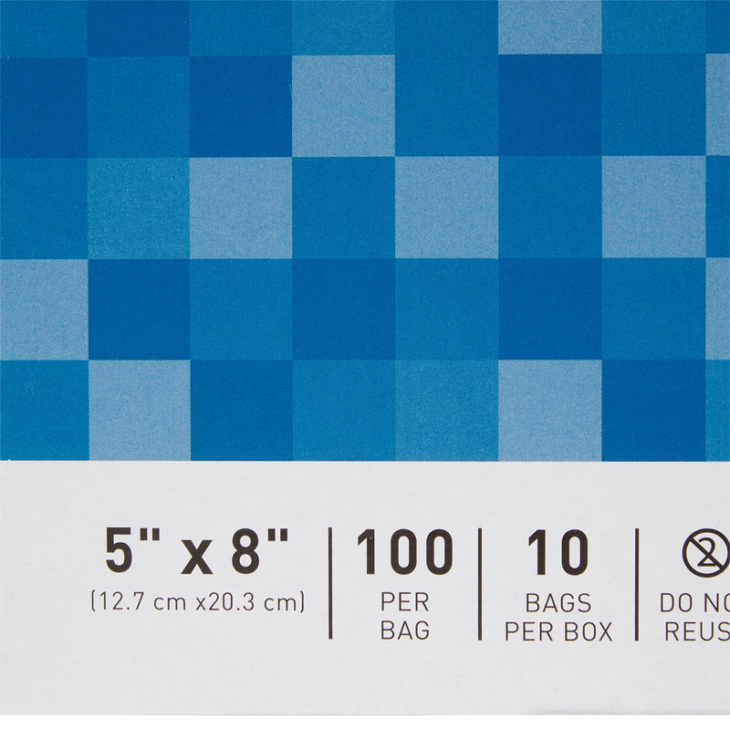 McKesson Reclosable Bag 5 X 8 Inch Polyethylene Clear Zipper Closure (1057373_PK) 1/PK