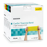 McKesson CanDo® Exercise Resistance Band Yellow 5 Inch X 50 Yard X-Light Resistance (1199528_EA) 1/EA