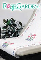Rose Garden® Table Paper 18 Inch Width 125 Foot Length Print (Roses) Crepe (413340_CS) 12/CS