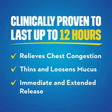 Mucinex® Cold and Cough Relief 600 mg Strength Extended Release Tablet 100 per Bottle (777455_BT) 1/BT