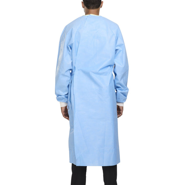 ULTRA Non-Reinforced Surgical Gown with Towel X-Large Blue Sterile AAMI Level 3 Disposable (217167_EA) 1/EA