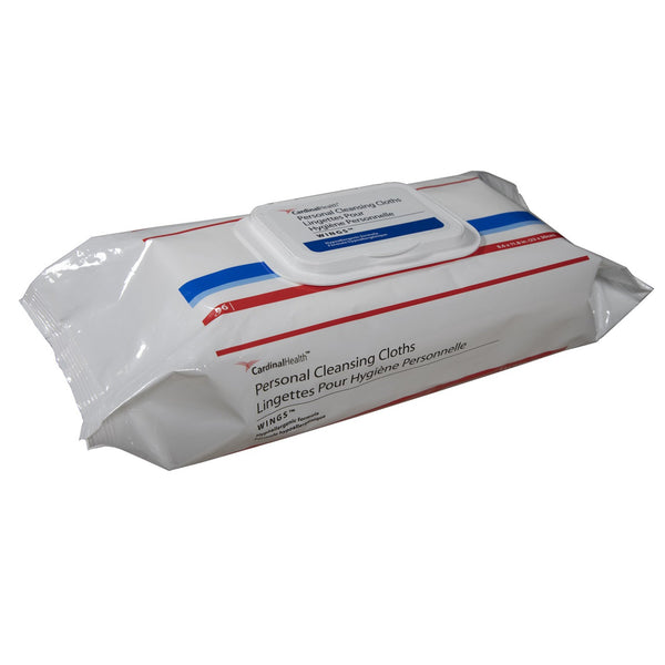 Cardinal Health™ Wings™ Personal Cleansing Wipe Soft Pack Scented 96 Count (1189850_PK) 96/PK
