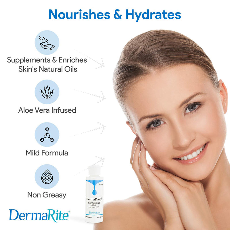 DermaDaily® Hand and Body Moisturizer 7.5 oz. Bottle Scented Lotion (442542_EA) 1/EA