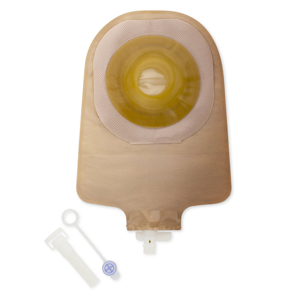 Premier™ Urostomy Pouch One-Piece System 9 Inch Length Convex, Pre-Cut 1-1/2 Inch Stoma Drainable (860676_BX) 5/BX