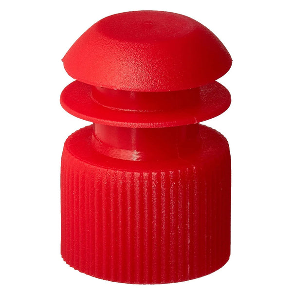 McKesson Tube Closure Polyethylene Flanged Plug Cap Red 13 mm For Use with 13 mm Blood Drawing Tubes, Glass Test Tubes, Plastic Culture Tubes NonSterile (1175283_BG) 1000/BG