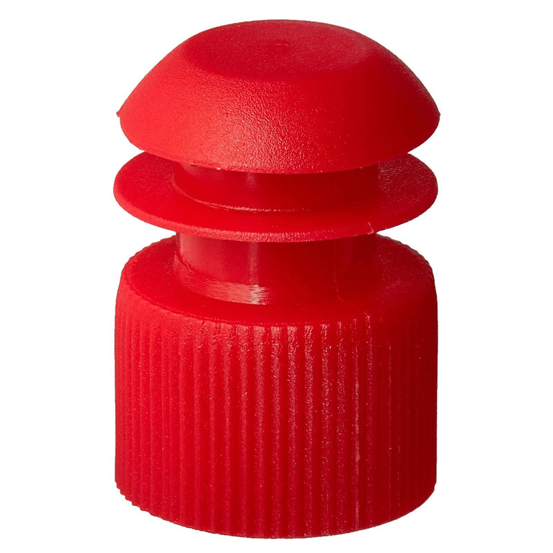 McKesson Tube Closure Polyethylene Flanged Plug Cap Red 13 mm For Use with 13 mm Blood Drawing Tubes, Glass Test Tubes, Plastic Culture Tubes NonSterile (1175283_BG) 1000/BG