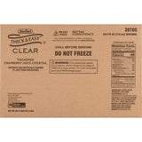 Thick & Easy® Thickened Beverage 4 oz. Portion Cup Cranberry Juice Cocktail Flavor Liquid IDDSI Level 2 Mildly Thick (732813_CS) 24/CS