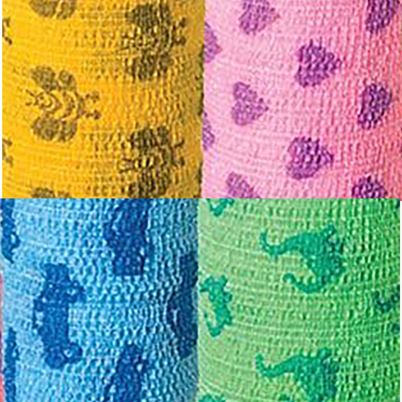 CoFlex® NL Cohesive Bandage 2 Inch X 5 Yard Self-Adherent Closure Kid Design (Assorted Print) NonSterile 12 lbs. Tensile Strength (500605_EA) 1/EA