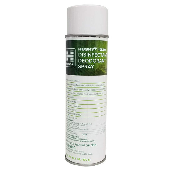 Husky® 1230 Surface Disinfectant Alcohol Based Aerosol Spray Liquid 15.5 oz. Can Lemon Scent NonSterile (851110_EA) 1/EA