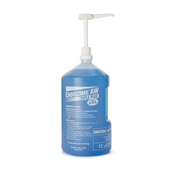 Endozime® AW Triple Plus® with APA Multi-Enzymatic Instrument Detergent Liquid 1 gal. Jug Tropical Scent (866176_CS) 4/CS