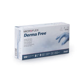 Derma Free™ Exam Glove Large NonSterile Vinyl Standard Cuff Length Smooth Clear Not Rated (816891_BX) 100/BX