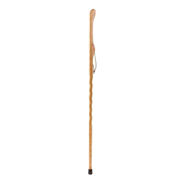 Brazos™ Twisted HitchHiker Walking Stick Wood 55 Inch Height Oak (1229069_EA) 1/EA
