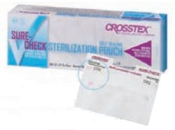 Sure-Check® Sterilization Pouch Ethylene Oxide (EO) Gas / Steam 7-1/2 X 13 Inch Transparent Self Seal Film (783391_BX) 200/BX