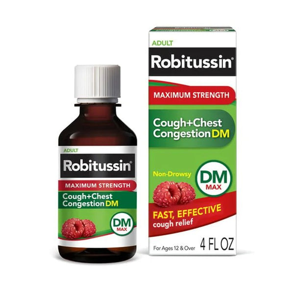 Robitussin® Cold and Cough Relief 200 mg - 10 mg / 5 mL Strength Liquid 4 oz. (1118856_EA) 1/EA