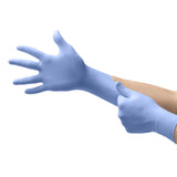 FreeForm® SE Exam Glove Medium NonSterile Nitrile Standard Cuff Length Textured Fingertips Blue Not Rated (459645_BX) 100/BX