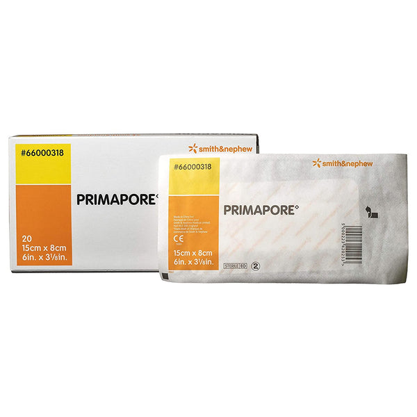 Primapore Island Dressing 3-1/8 X 6 Inch Rectangle Sterile Film Backing (364609_CS) 200/CS
