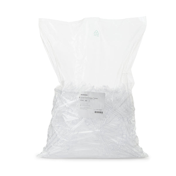 McKesson Urine Centrifuge Tube Plain 12 mL Without Closure Polystyrene Tube (1175303_CS) 1500/CS