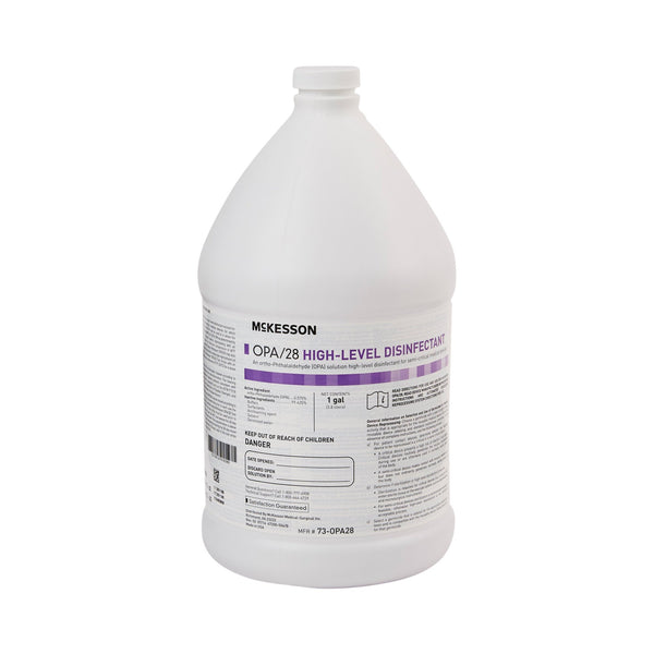 McKesson OPA/28 OPA High-Level Disinfectant RTU Liquid 1 gal. Jug Reusable (852217_EA) 1/EA