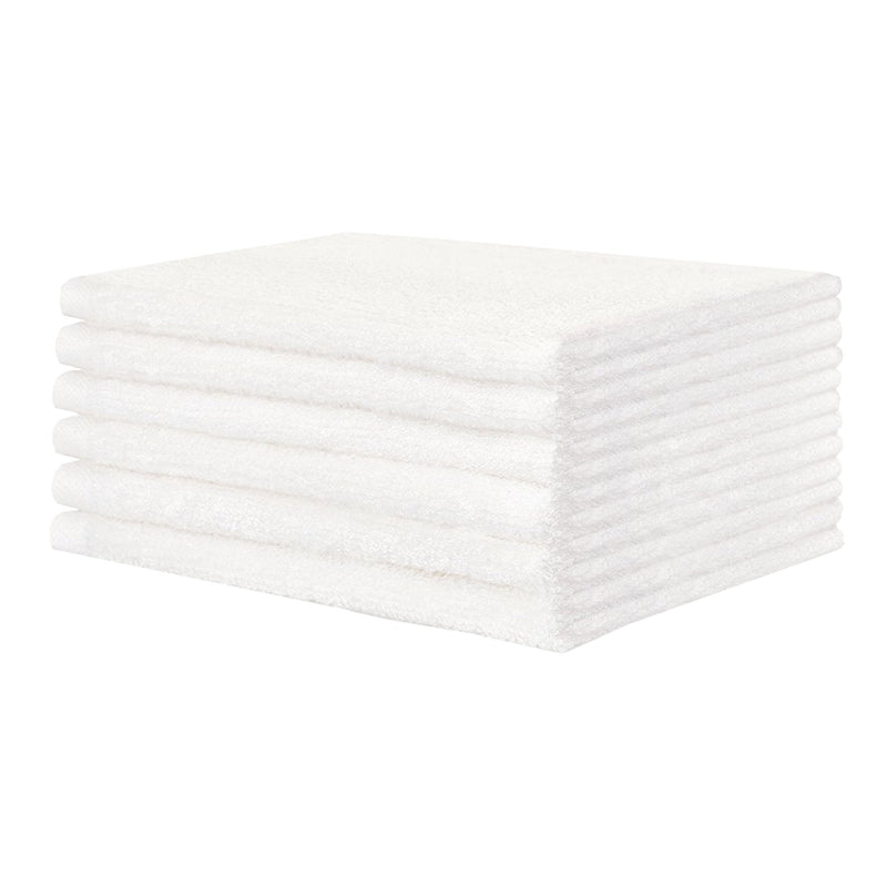 Lew Jan Textile Washcloth 12 X 12 Inch White Reusable (1044574_DZ) 12/DZ
