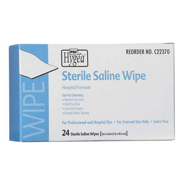 Hygea® Saline Cleansing Towelette Individual Packet Unscented 24 Count (144086_BX) 24/BX