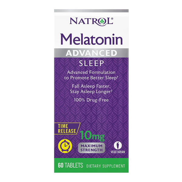 Natrol® Natural Sleep Aid 60 per Bottle Tablet 10 mg Strength (897144_EA) 1/EA