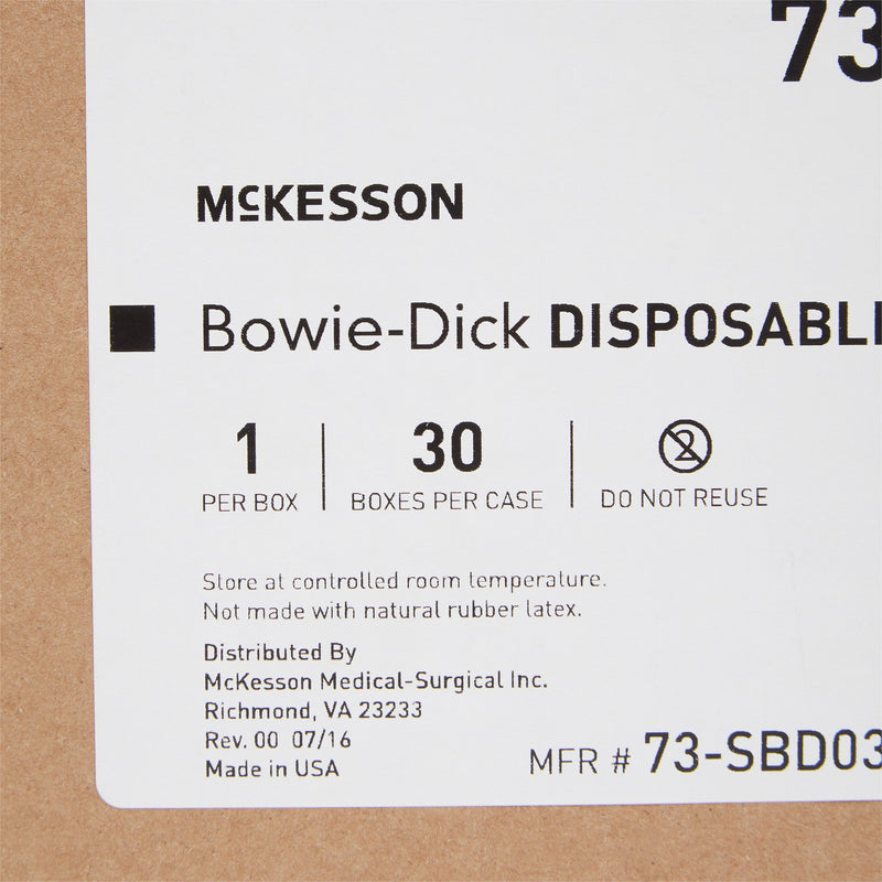 McKesson Sterilization Bowie-Dick Test Pack Steam (524874_CS) 30/CS