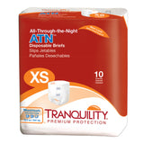 Tranquility® ATN Unisex Adult Incontinence Brief X-Small Disposable Heavy Absorbency (445129_CS) 100/CS