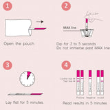 Preview® Reproductive Health Test Kit hCG Pregnancy Test 25 Tests CLIA Waived (1166046_EA) 1/EA