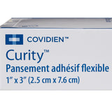 Curity™ Adhesive Strip 1 X 3 Inch Fabric Rectangle Tan Sterile (731917_CS) 1200/CS