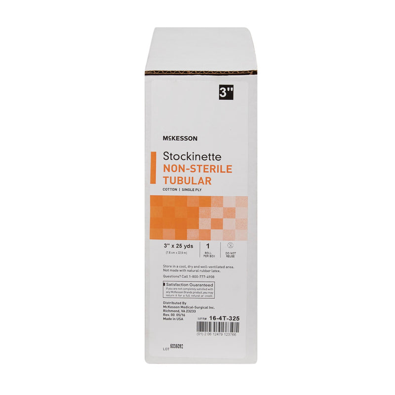 McKesson Stockinette Tubular 3 Inch X 25 Yard Cotton NonSterile (457630_CS) 12/CS
