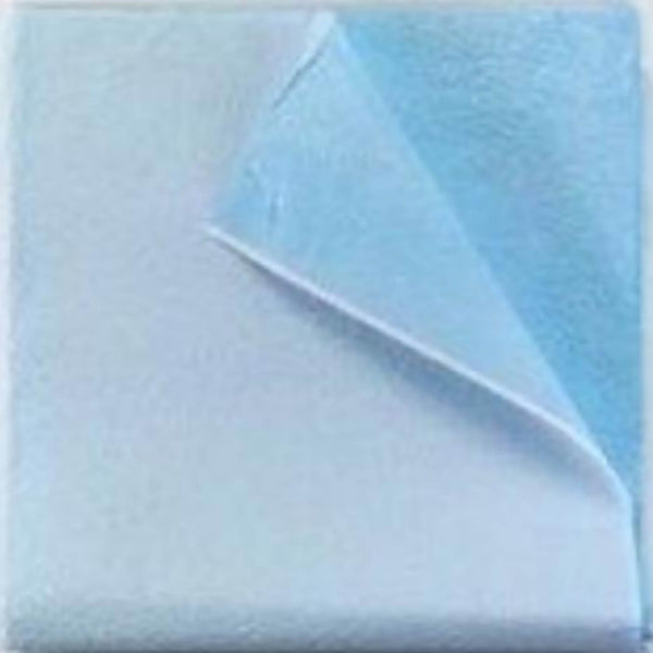 Tidi® Everyday Stretcher Sheet Flat 40 X 48 Inch Blue Tissue / Poly Disposable (540367_CS) 100/CS