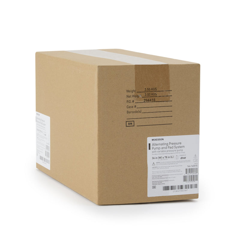McKesson Variable Pressure Pump and Mattress Pad System Pressure Redistribution 78 L X 36 W Inch For Mattresses (1128902_EA) 1/EA