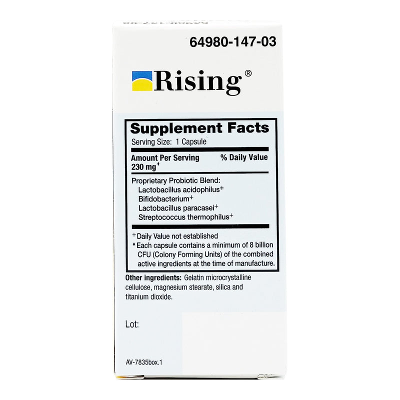 RisaQuad™ Probiotic Dietary Supplement 30 per Bottle Capsule (802669_BT) 1/BT