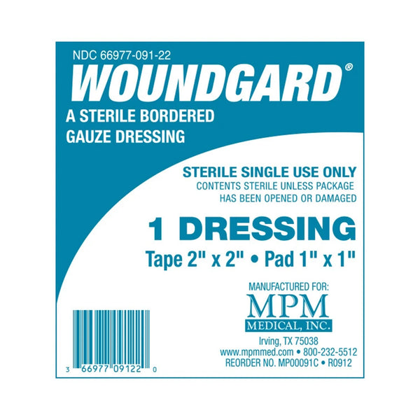 WoundGard® Island Dressing 2 X 2 Inch Square Sterile (724954_EA) 1/EA