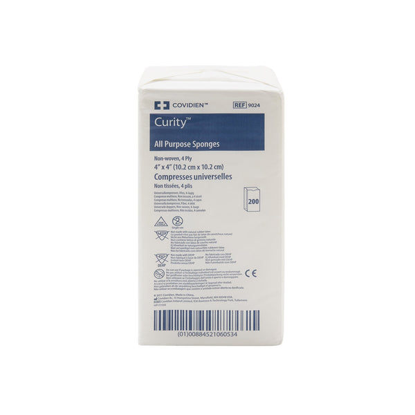 Curity™ Nonwoven Sponge 4 X 4 Inch 4-Ply NonSterile 200 per Pack (151784_BG) 200/BG