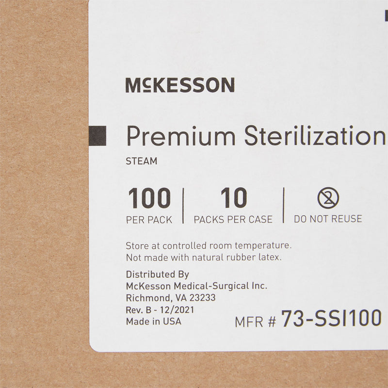 McKesson Sterilization Chemical Integrator Strip Steam 4 Inch Length (524536_PK) 1/PK