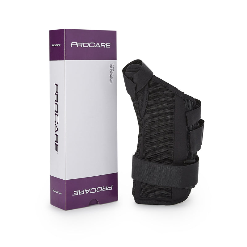 ProCare® ComfortFORM™ Wrist Brace with Abducted Thumb Aluminum / Foam / Spandex / Plastic Left Hand Black Medium (359055_EA) 1/EA