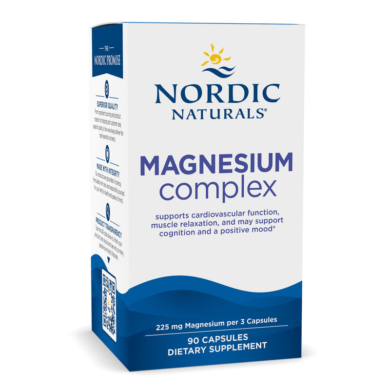 Nordic Naturals® Magnesium Complex Dietary Supplement Magnesium 225 mg Strength Capsule 90 per Bottle (1264953_BT) 1/BT