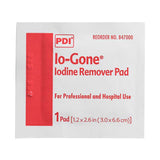 Io-Gone® Iodine Removal Prep Pad Individual Packet Alcohol Scent 100 Count (133060_EA) 1/EA