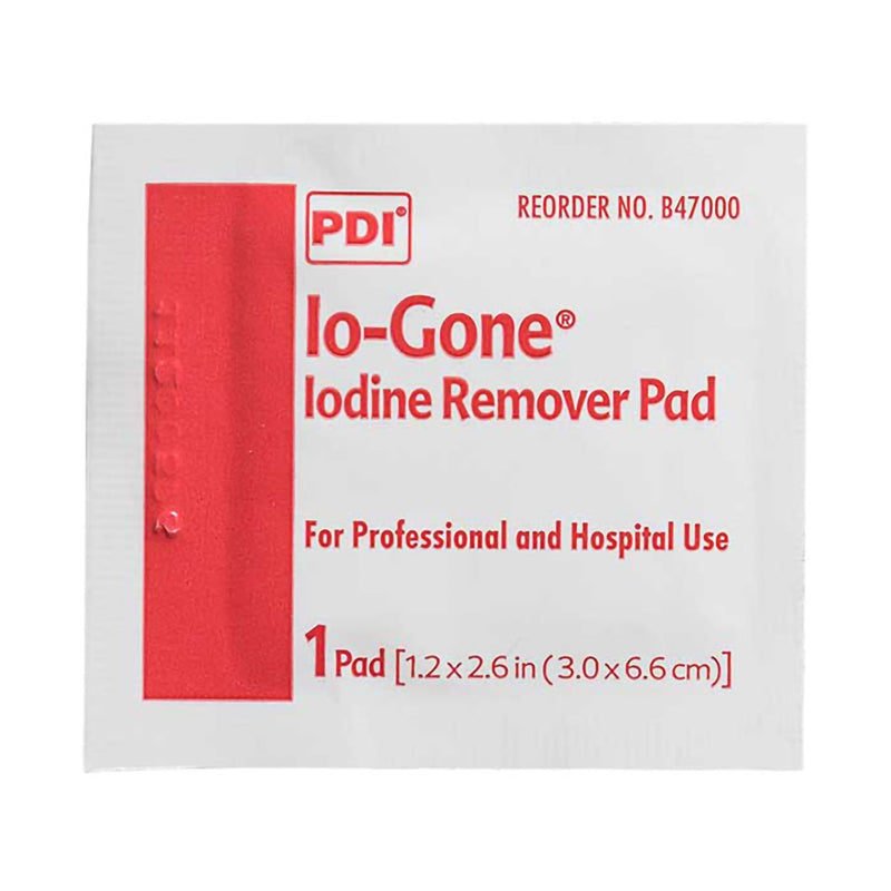 Io-Gone® Iodine Removal Prep Pad Individual Packet Alcohol Scent 100 Count (133060_EA) 1/EA