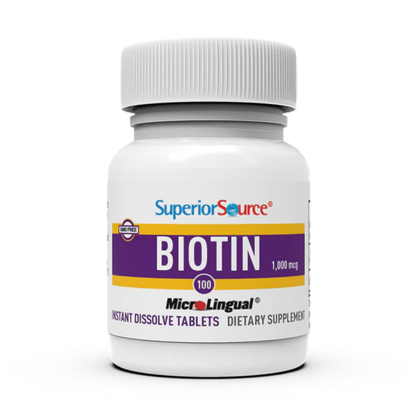 Up&Up Biotin Supplement Vitamin B7 1,000 mcg Strength Tablet 100 per Bottle (786042_BT) 1/BT