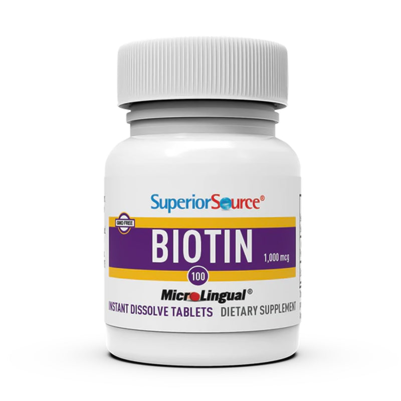 Up&Up Biotin Supplement Vitamin B7 1,000 mcg Strength Tablet 100 per Bottle (786042_BT) 1/BT