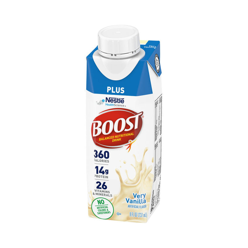 Boost Plus® Oral Supplement Very Vanilla Flavor Liquid 8 oz. Carton (1178526_CS) 24/CS