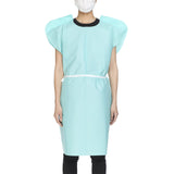 McKesson Patient Exam Gown One Size Fits Most Teal Disposable (224226_CS) 50/CS