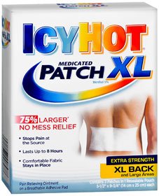 Icy Hot® Topical Pain Relief 5% Strength Menthol Patch 3 per Box (747465_BX) 3/BX