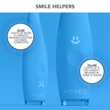 ISSA™ baby Sonic Toothbrush Bubble Blue Dino Ages Birth to 4 Years Silicone (1252887_EA) 1/EA