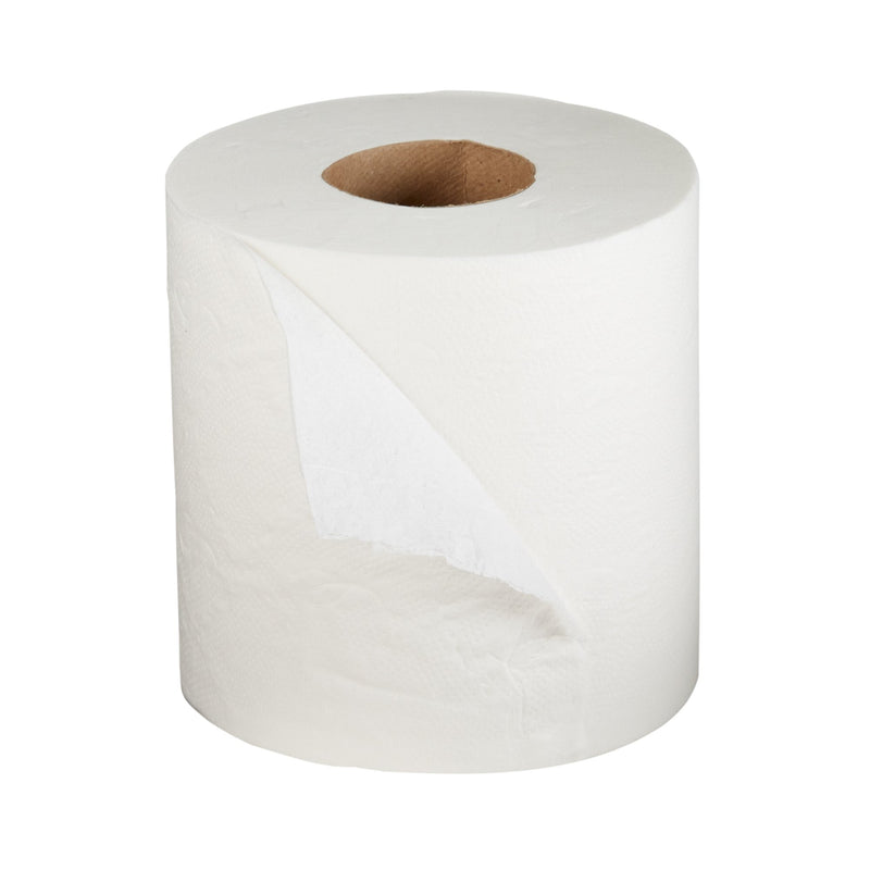 McKesson Premium Toilet Tissue White 2-Ply Standard Size Cored Roll 500 Sheets 4 X 4-1/2 Inch (1045391_RL) 1/RL
