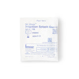 Saf-Shield* Irrigation Splash Guard 2 Exit Portals, Clear, Plastic, Angled Inlet, Sterile (455907_CS) 50/CS